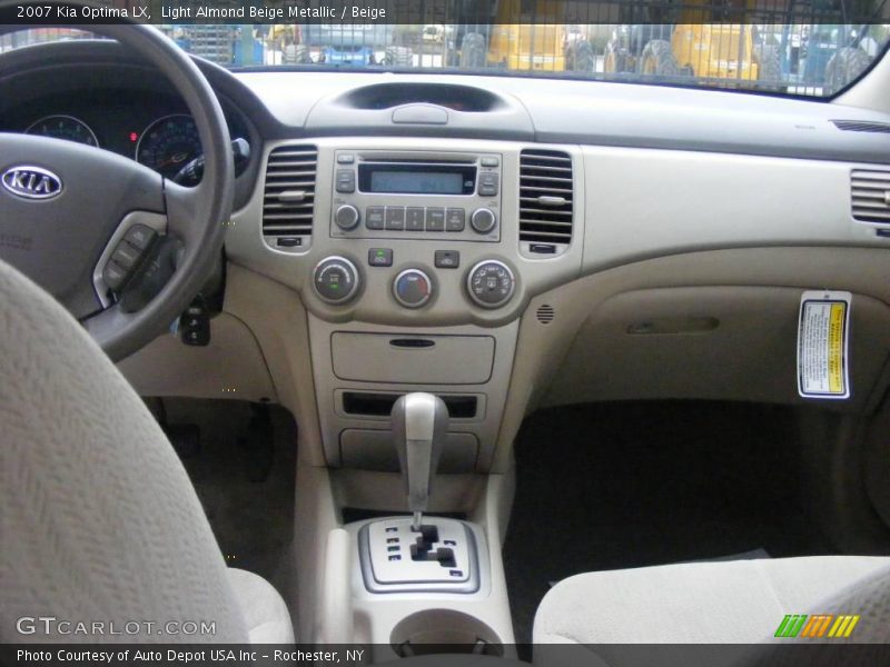 Light Almond Beige Metallic / Beige 2007 Kia Optima LX