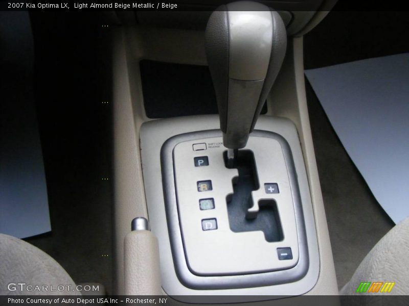 Light Almond Beige Metallic / Beige 2007 Kia Optima LX