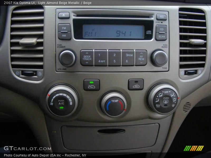 Light Almond Beige Metallic / Beige 2007 Kia Optima LX