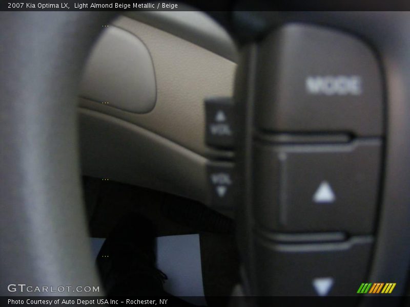 Light Almond Beige Metallic / Beige 2007 Kia Optima LX
