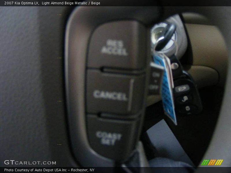 Light Almond Beige Metallic / Beige 2007 Kia Optima LX