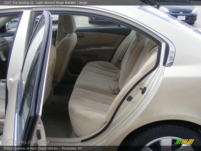 Light Almond Beige Metallic / Beige 2007 Kia Optima LX
