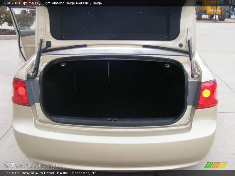Light Almond Beige Metallic / Beige 2007 Kia Optima LX