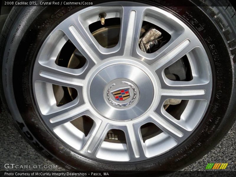 Crystal Red / Cashmere/Cocoa 2008 Cadillac DTS