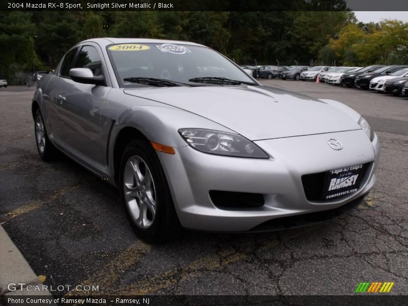 Sunlight Silver Metallic / Black 2004 Mazda RX-8 Sport