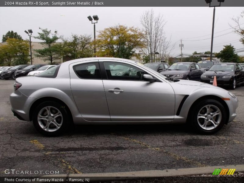 Sunlight Silver Metallic / Black 2004 Mazda RX-8 Sport