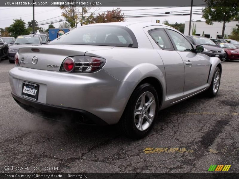 Sunlight Silver Metallic / Black 2004 Mazda RX-8 Sport