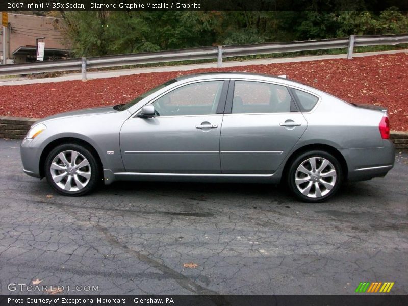Diamond Graphite Metallic / Graphite 2007 Infiniti M 35x Sedan