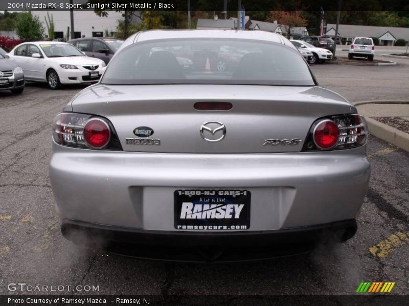 Sunlight Silver Metallic / Black 2004 Mazda RX-8 Sport