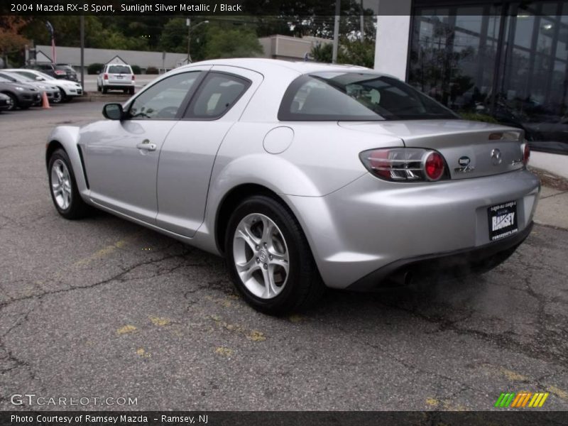 Sunlight Silver Metallic / Black 2004 Mazda RX-8 Sport
