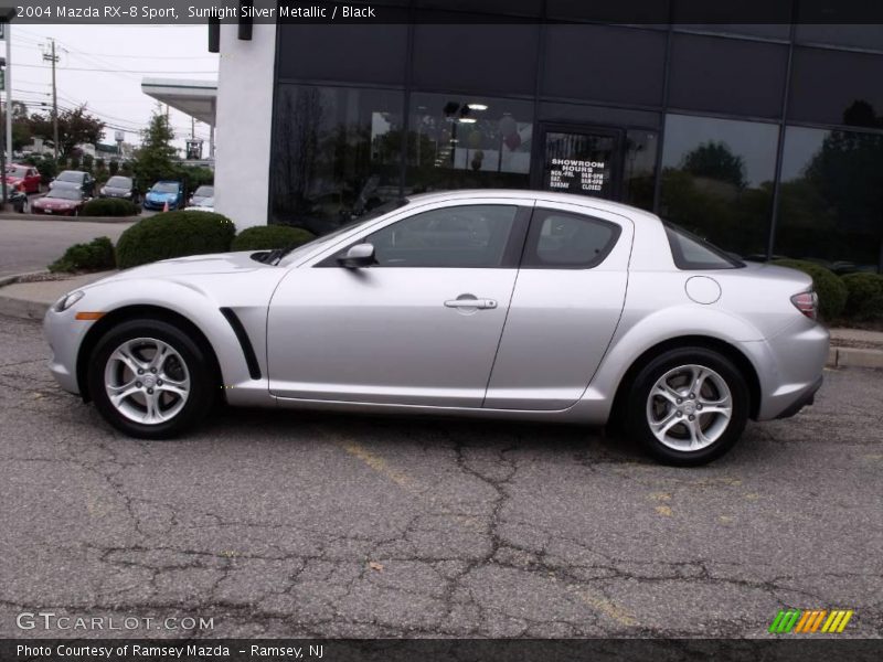 Sunlight Silver Metallic / Black 2004 Mazda RX-8 Sport