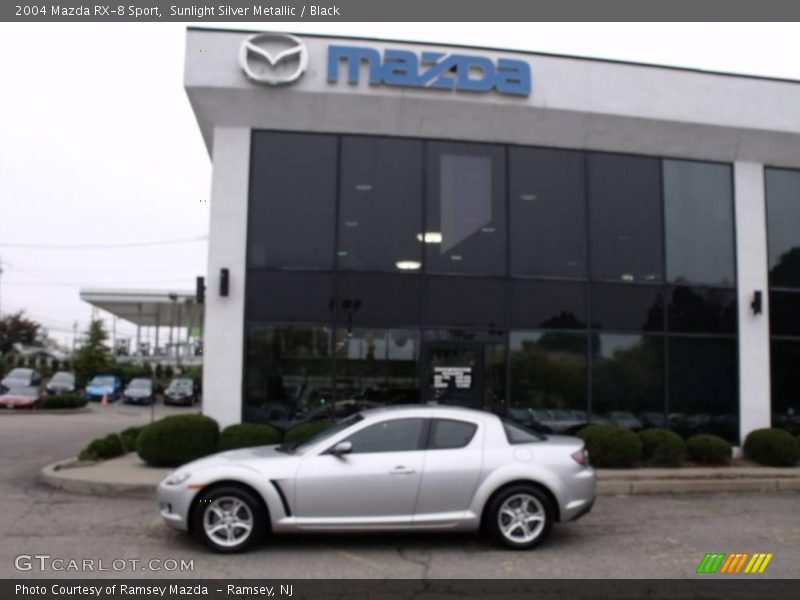 Sunlight Silver Metallic / Black 2004 Mazda RX-8 Sport