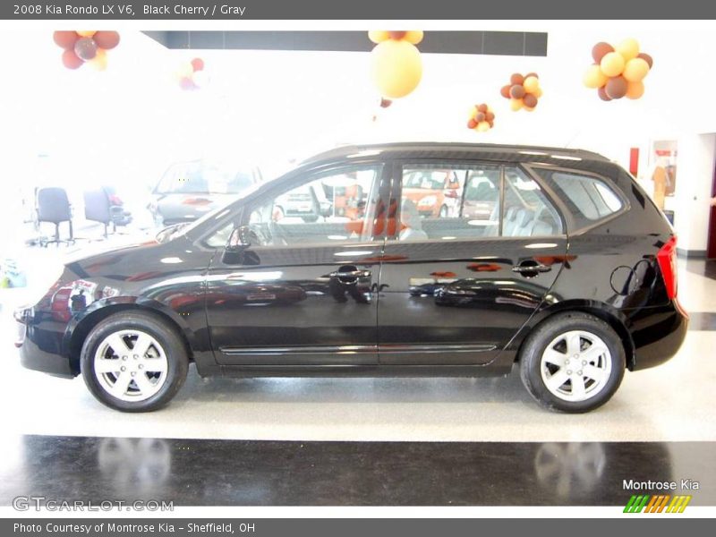 Black Cherry / Gray 2008 Kia Rondo LX V6