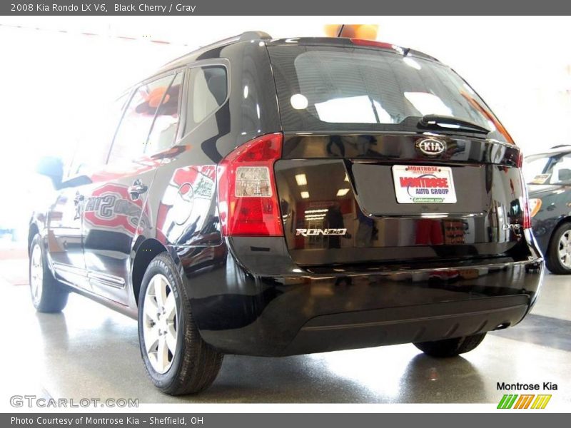 Black Cherry / Gray 2008 Kia Rondo LX V6