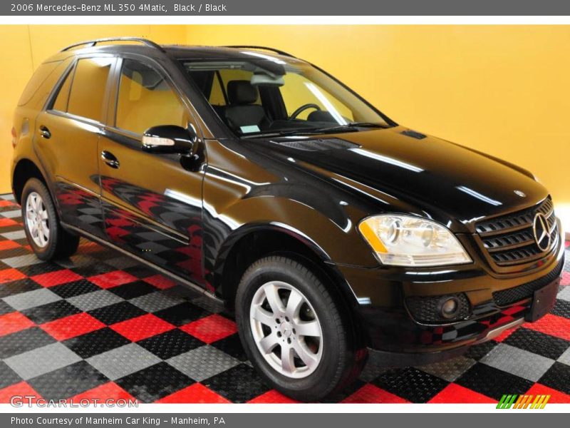 Black / Black 2006 Mercedes-Benz ML 350 4Matic