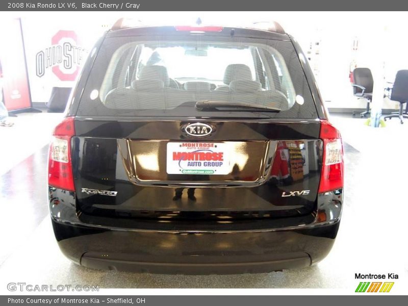 Black Cherry / Gray 2008 Kia Rondo LX V6