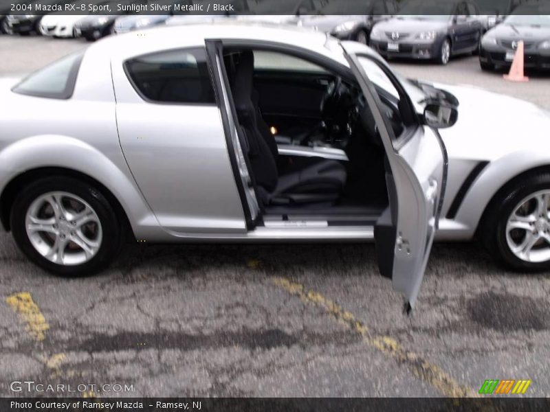 Sunlight Silver Metallic / Black 2004 Mazda RX-8 Sport