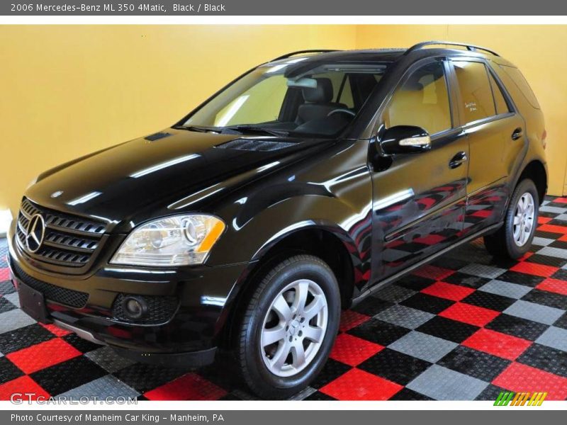 Black / Black 2006 Mercedes-Benz ML 350 4Matic