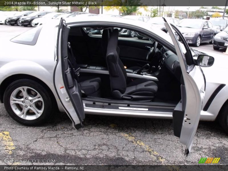 Sunlight Silver Metallic / Black 2004 Mazda RX-8 Sport