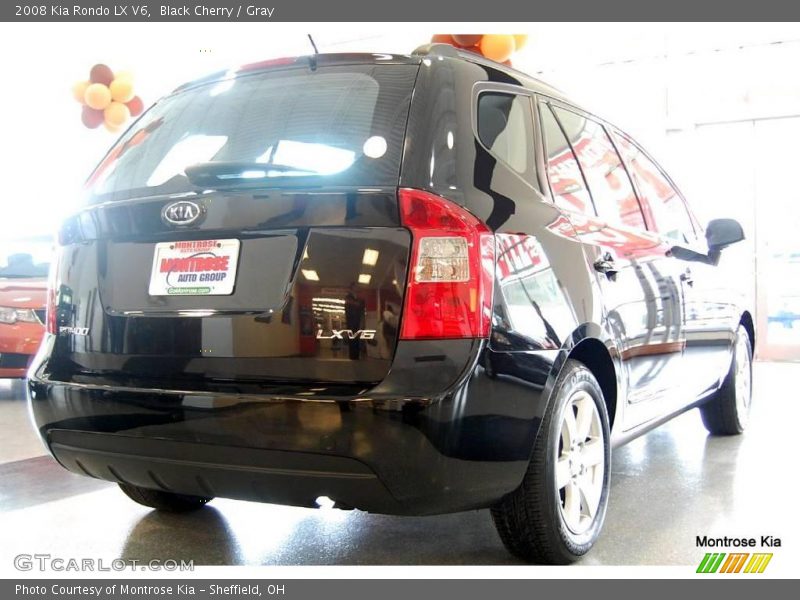 Black Cherry / Gray 2008 Kia Rondo LX V6