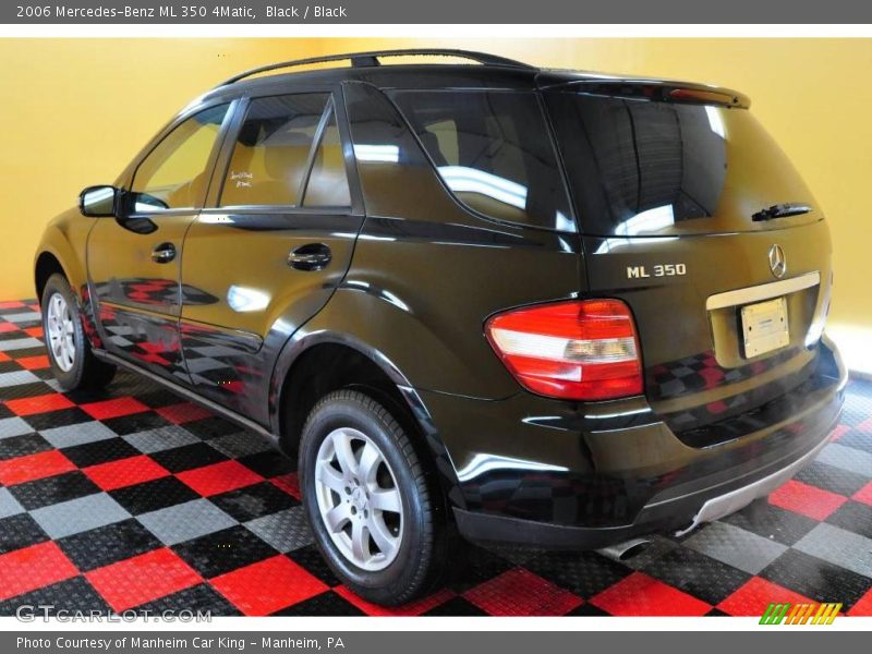 Black / Black 2006 Mercedes-Benz ML 350 4Matic