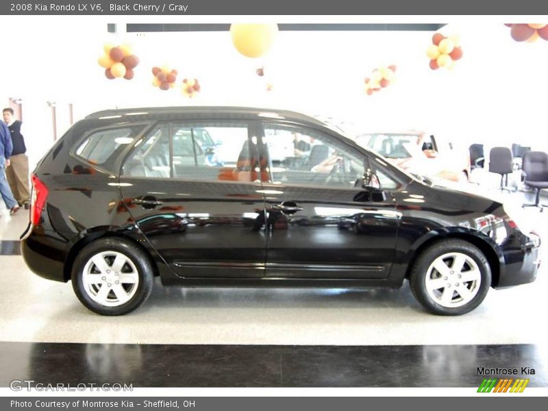 Black Cherry / Gray 2008 Kia Rondo LX V6
