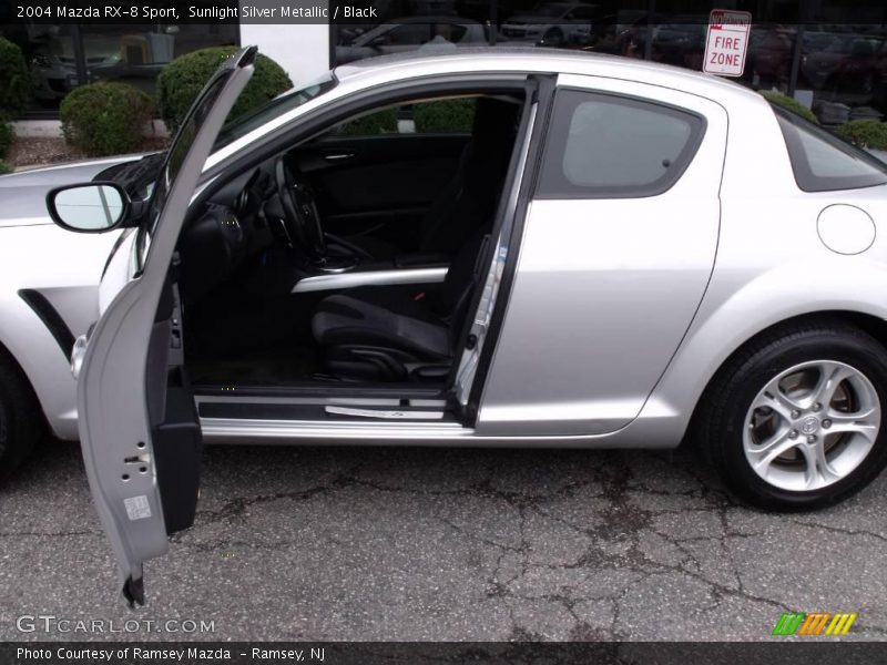 Sunlight Silver Metallic / Black 2004 Mazda RX-8 Sport