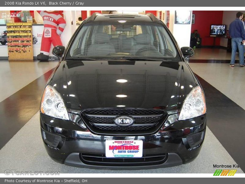 Black Cherry / Gray 2008 Kia Rondo LX V6