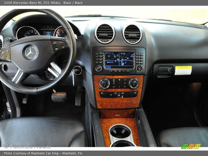 Black / Black 2006 Mercedes-Benz ML 350 4Matic