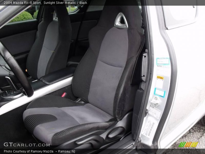 Sunlight Silver Metallic / Black 2004 Mazda RX-8 Sport