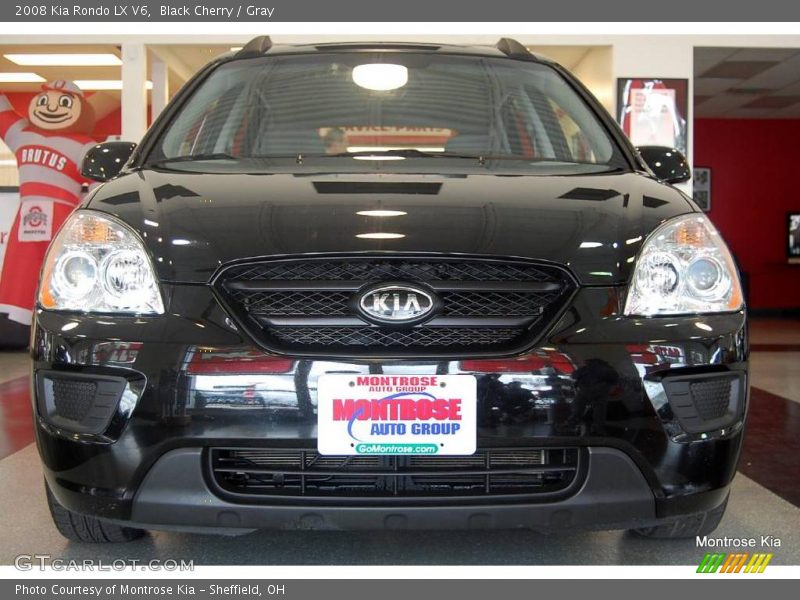 Black Cherry / Gray 2008 Kia Rondo LX V6