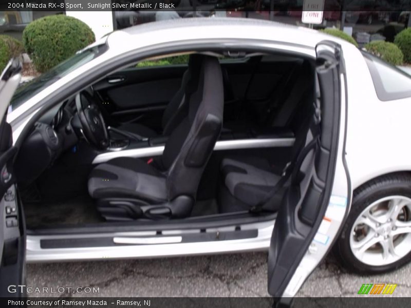 Sunlight Silver Metallic / Black 2004 Mazda RX-8 Sport