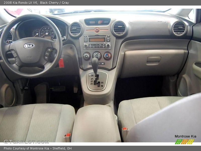 Black Cherry / Gray 2008 Kia Rondo LX V6