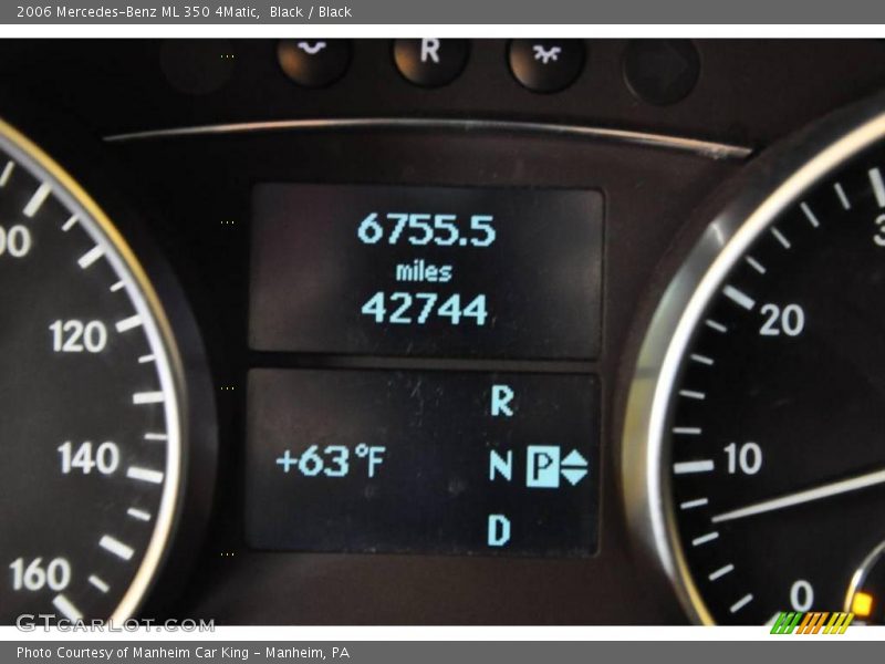 Black / Black 2006 Mercedes-Benz ML 350 4Matic
