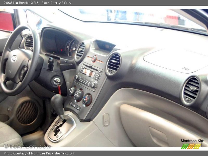 Black Cherry / Gray 2008 Kia Rondo LX V6