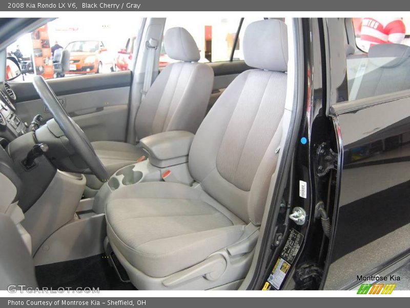 Black Cherry / Gray 2008 Kia Rondo LX V6