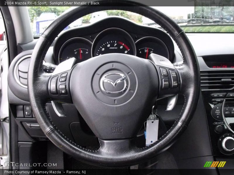 Sunlight Silver Metallic / Black 2004 Mazda RX-8 Sport