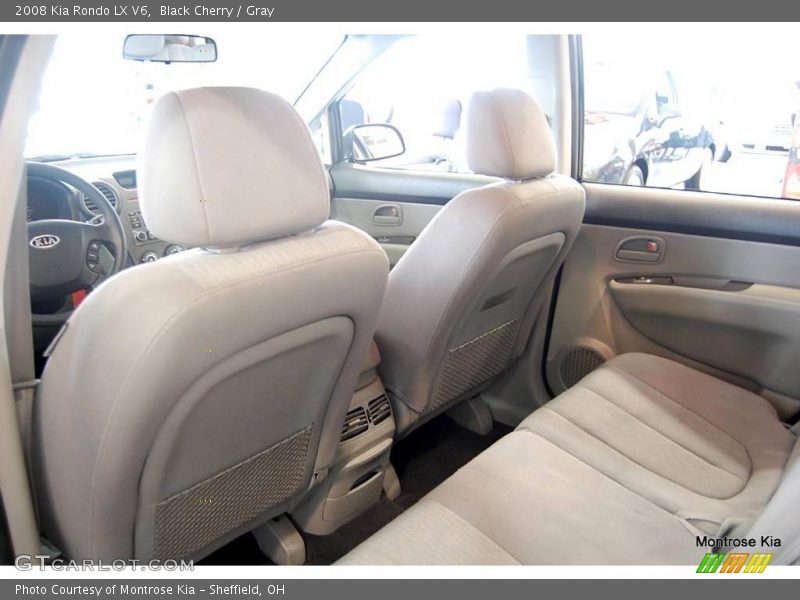 Black Cherry / Gray 2008 Kia Rondo LX V6