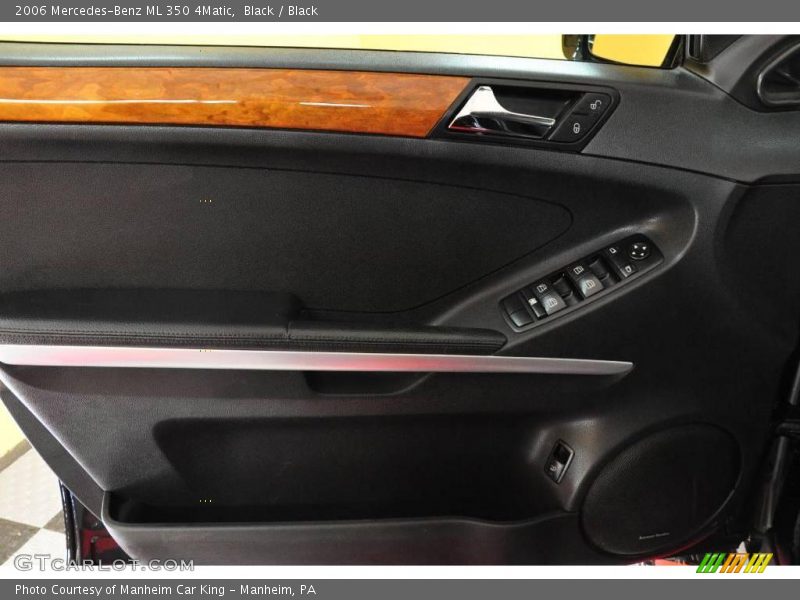 Black / Black 2006 Mercedes-Benz ML 350 4Matic