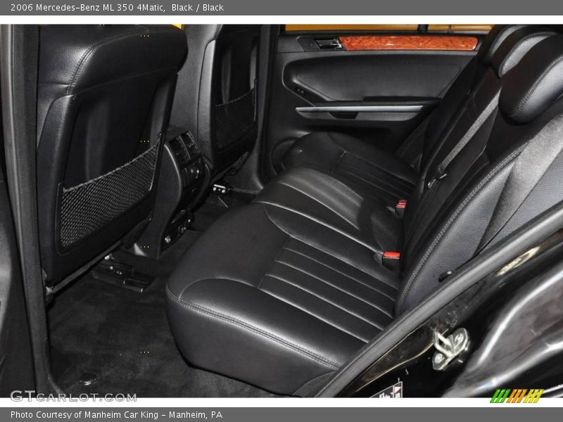Black / Black 2006 Mercedes-Benz ML 350 4Matic