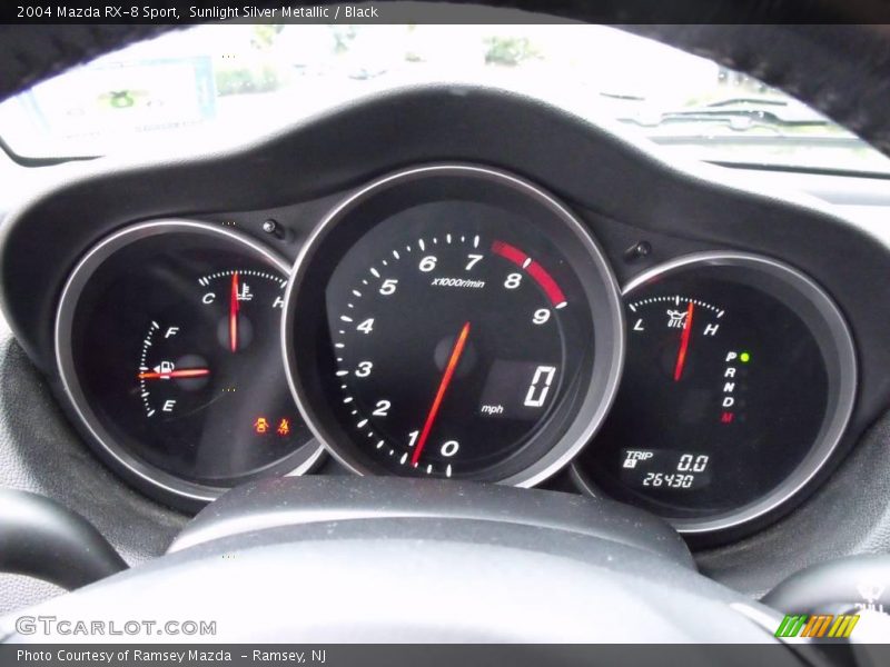 Sunlight Silver Metallic / Black 2004 Mazda RX-8 Sport