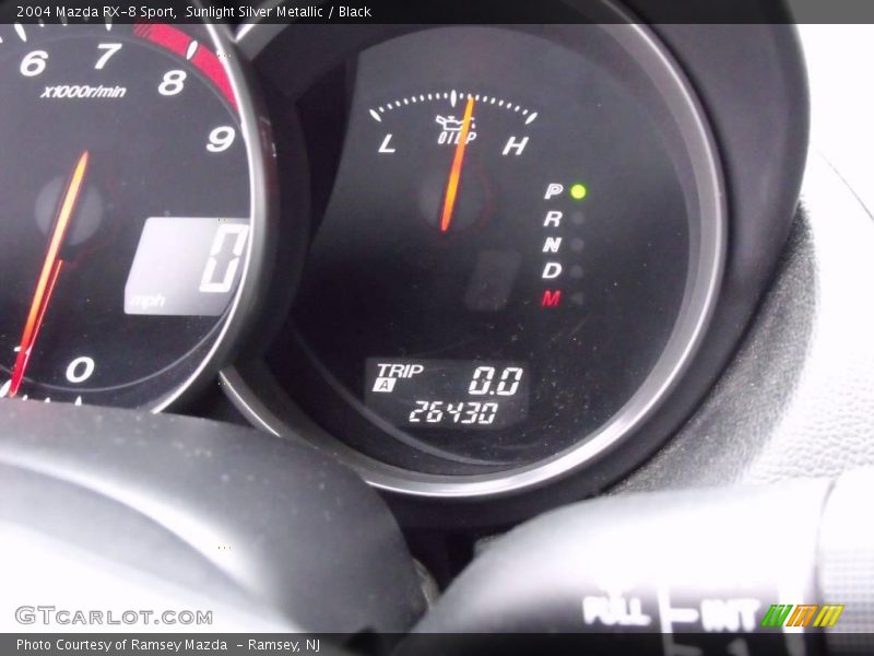 Sunlight Silver Metallic / Black 2004 Mazda RX-8 Sport
