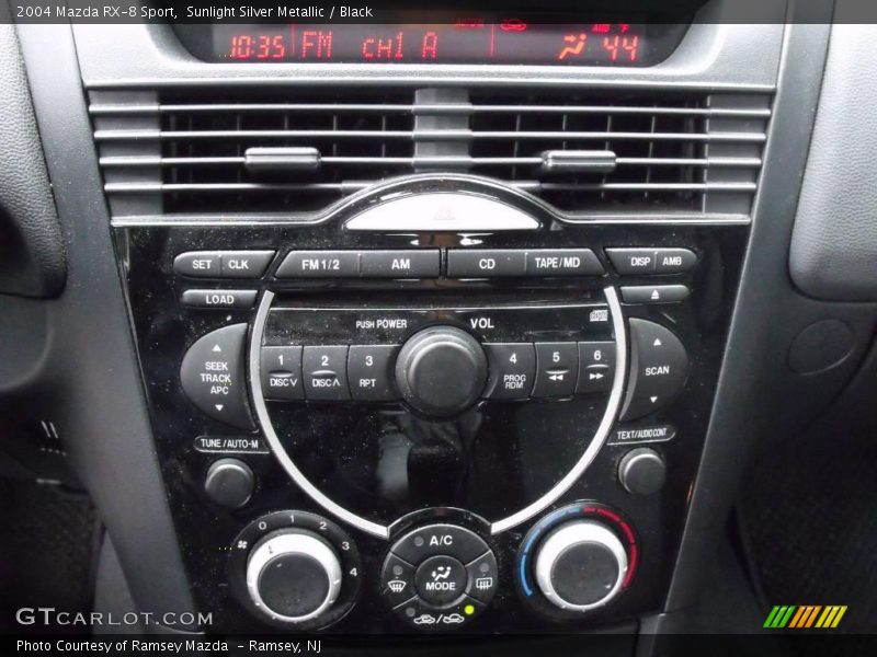 Sunlight Silver Metallic / Black 2004 Mazda RX-8 Sport