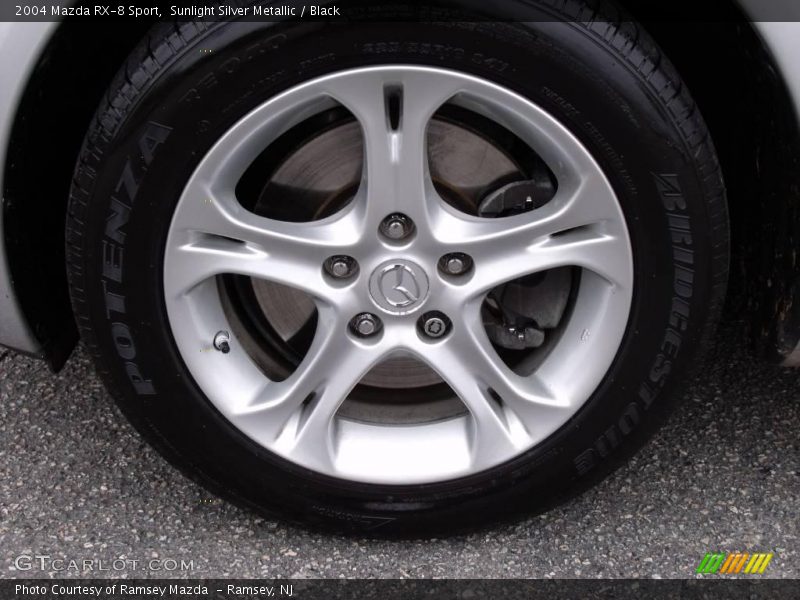 Sunlight Silver Metallic / Black 2004 Mazda RX-8 Sport