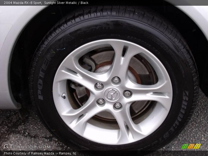 Sunlight Silver Metallic / Black 2004 Mazda RX-8 Sport