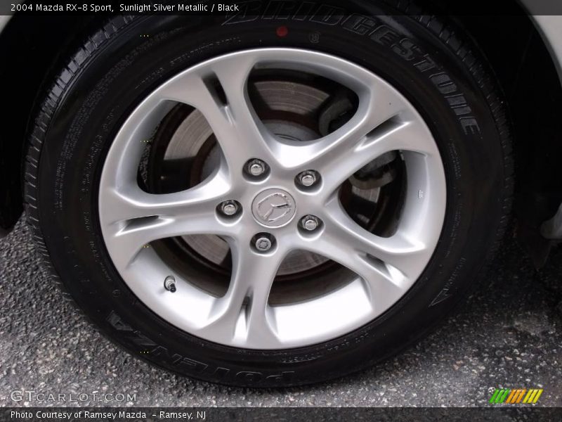 Sunlight Silver Metallic / Black 2004 Mazda RX-8 Sport