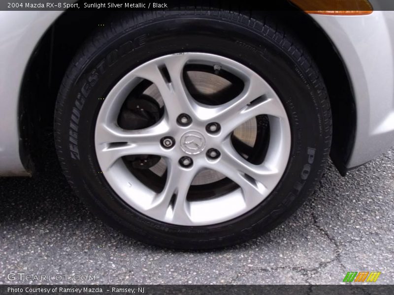 Sunlight Silver Metallic / Black 2004 Mazda RX-8 Sport