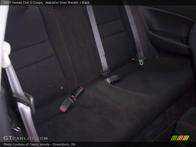 Alabaster Silver Metallic / Black 2007 Honda Civic Si Coupe