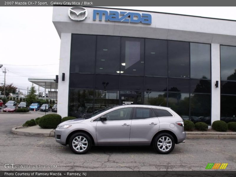 Galaxy Gray Mica / Black 2007 Mazda CX-7 Sport