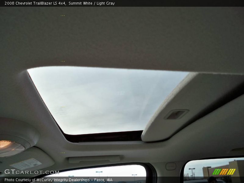 Summit White / Light Gray 2008 Chevrolet TrailBlazer LS 4x4